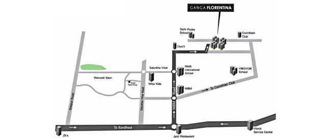 Ganga Florentina Mohammed Wadi - Location Map