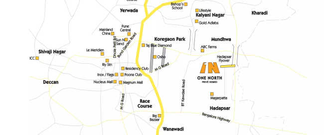 Panchshil One North Hadapsar - Location Map