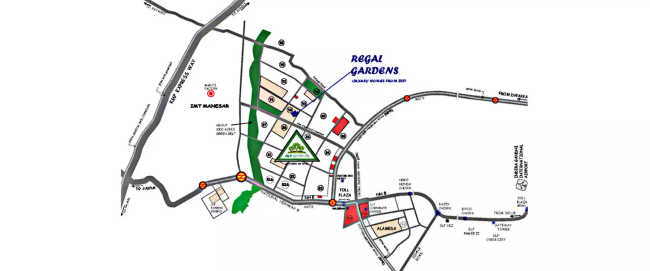DLF Regal Gardens Sector 90 - Location Map