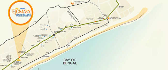Emami Tejomaya Egattur - Location Map