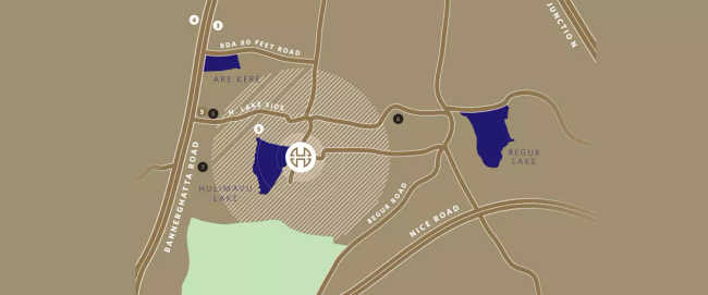 Hiranandani Evita Akshaya Nagar - Location Map