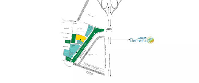 Ajnara Elements Sector 137 - Location Map