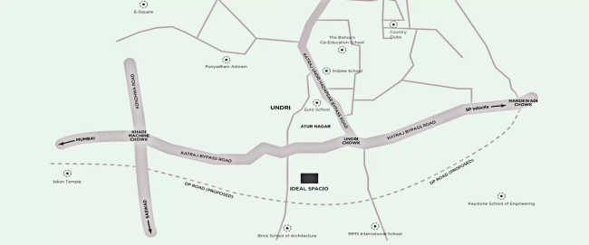 Marvel Ideal Spacio Undri - Location Map