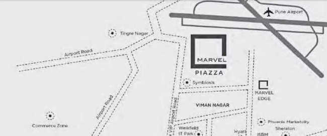 Marvel Piazza Viman Nagar - Location Map
