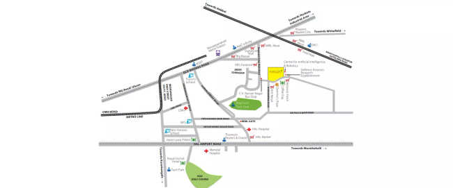 Purva 270 Nagavarapalya - Location Map