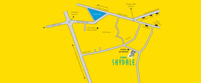 Purva Skydale Devanahalli - Location Map