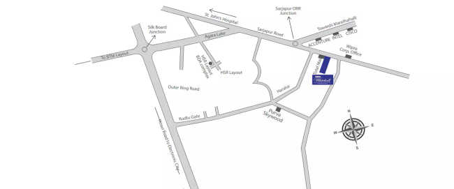 Purva Whitehall Devanahalli - Location Map