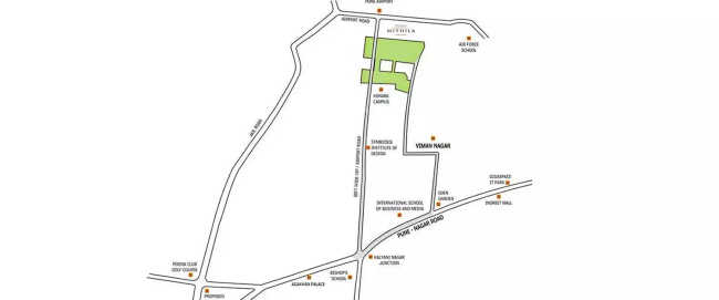Rohan Mithila Viman Nagar - Location Map