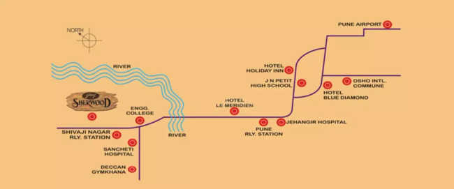 Godrej Sherwood Shivajinagar - Location Map