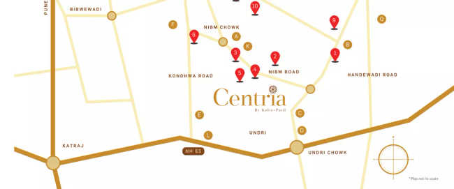 Kolte Patil Centria Undri - Location Map