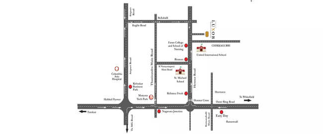 Shriram Luxor Chikkagubbi - Location Map