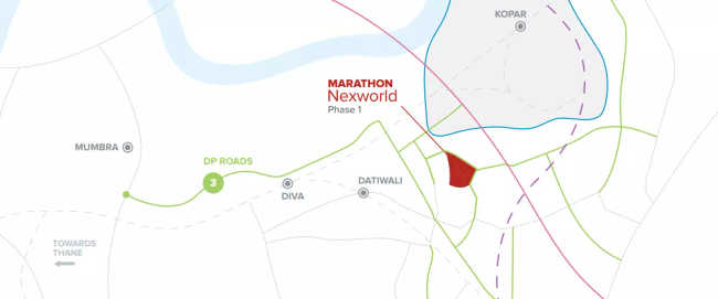 Marathon Nexworld Dombivali - Location Map