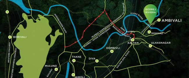 Godrej Riviera Kalyan - Location Map