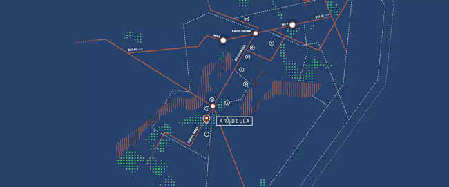 TATA Arabella Villas Sector 11 - Location Map