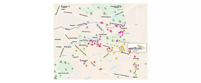 Prestige Eden Park Sarjapura - Location Map