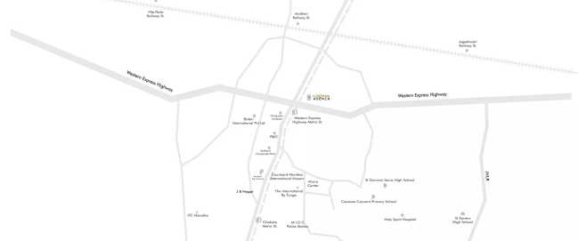 Lodha Acenza Andheri - Location Map