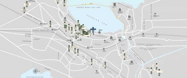 Sugee Vijayshree Dadar - Location Map