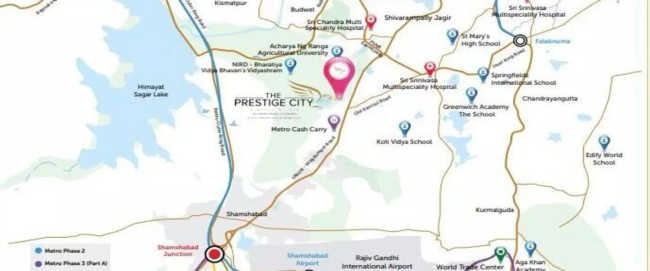 Prestige Budvel Budvel - Location Map