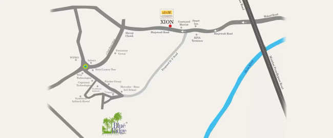 Paranjape Schemes Athashri Xion Hinjewadi - Location Map