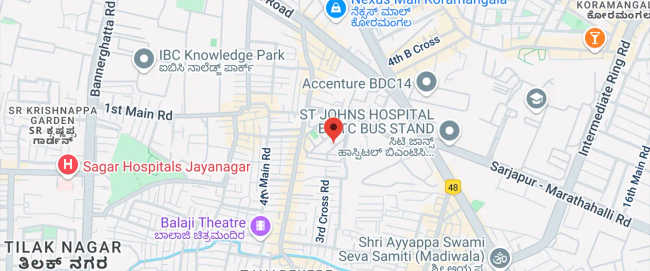 Prestige St. John's Wood Koramangala - Location Map