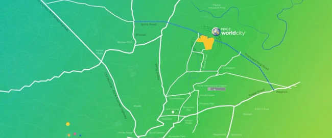 Pride Wellington Charholi Budruk - Location Map
