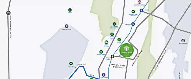 Runwal Bliss Retail Kanjurmarg - Location Map