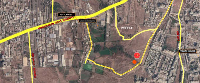 GG Town Wagholi - Location Map