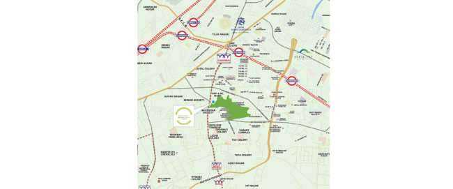 Safal Golf Residences Chembur - Location Map