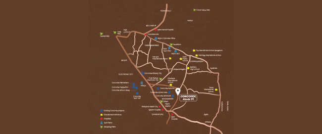 Concorde Abode 99 Ramasagara - Location Map