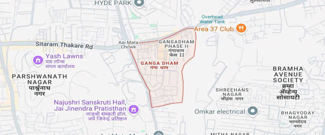 Ganga Dham Towers Bibwewadi - Location Map