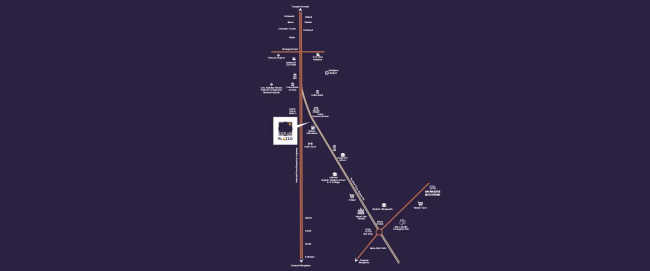 Excellaa Plazzo Ambegaon - Location Map