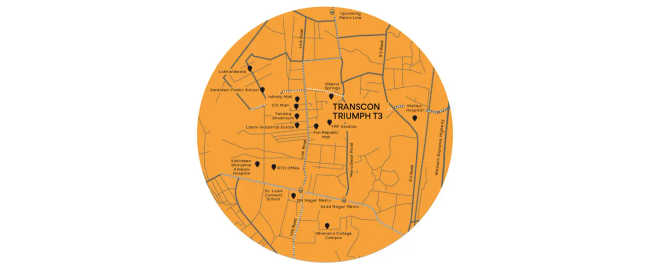 Transcon Passcode All Stars Andheri - Location Map