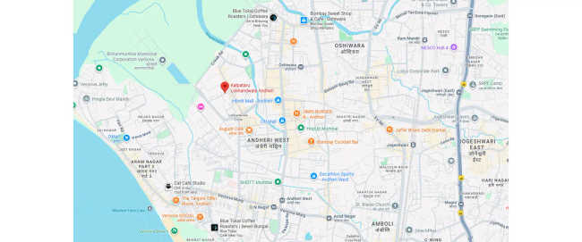 Kalpataru Lokhandwala Andheri - Location Map