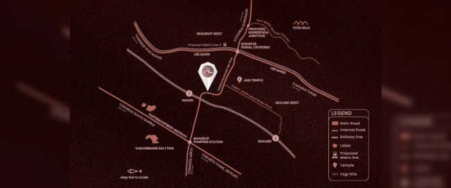 Craft De Srishti Mulund - Location Map