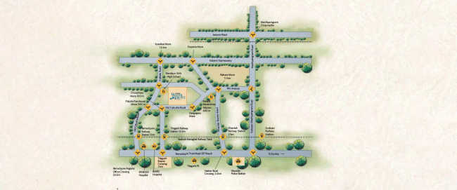 Siddha Waterfront Khardaha - Location Map