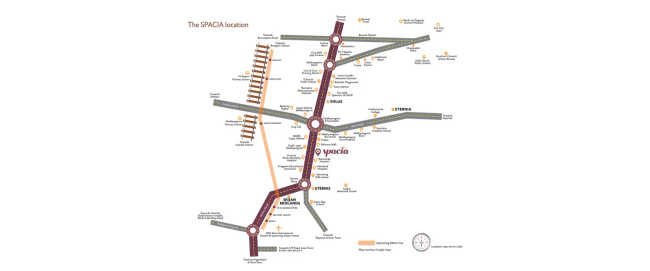 Srijan Spacia Madhyamgram - Location Map