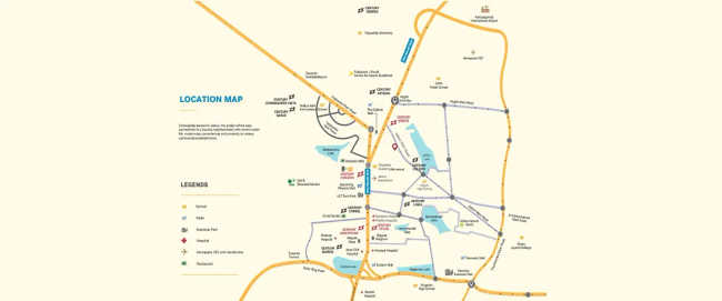 Century Novus Jakkur - Location Map