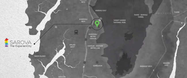 Sarova Aubburn Kandivali - Location Map