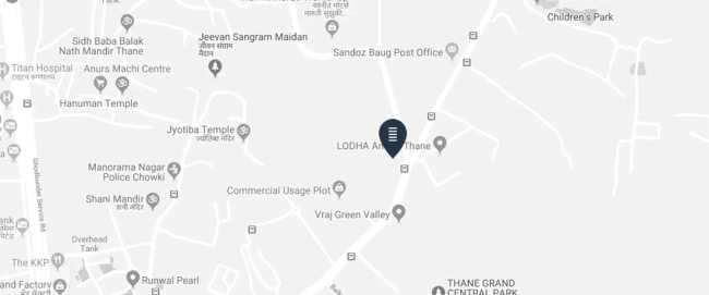 Lodha Eaton Square Kolshet Road - Location Map