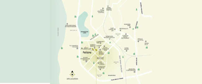 Tricity Palacio Seawoods - Location Map