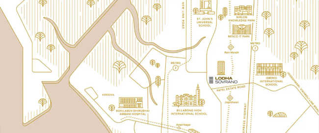 Lodha Sovrano Jogeshwari - Location Map