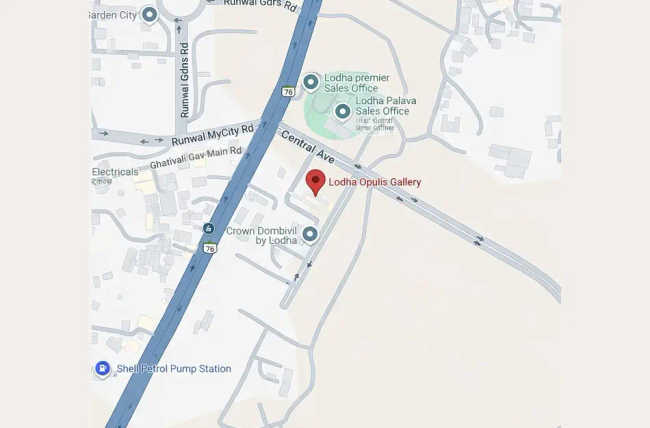 Lodha Opulis Dombivali - Location Map