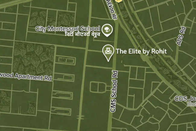 Rohit The Elite Gomti Nagar - Location Map