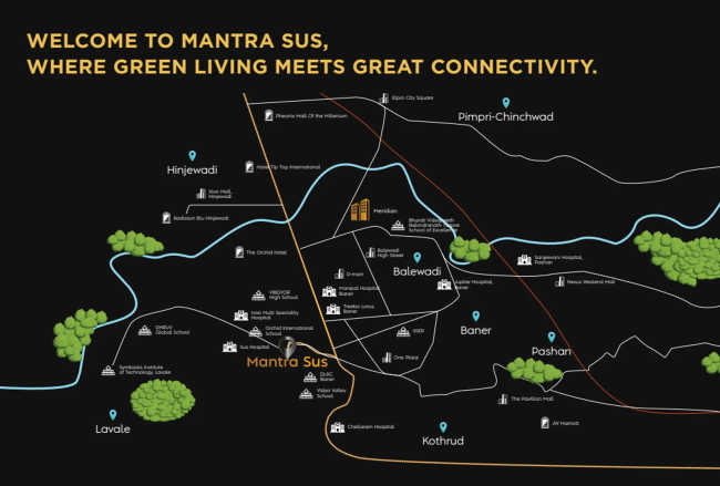 Mantra Paradise Sus - Location Map