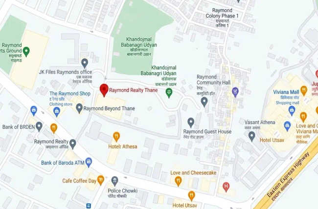 Raymond Invictus by GS Pokhran Road 1 - Location Map