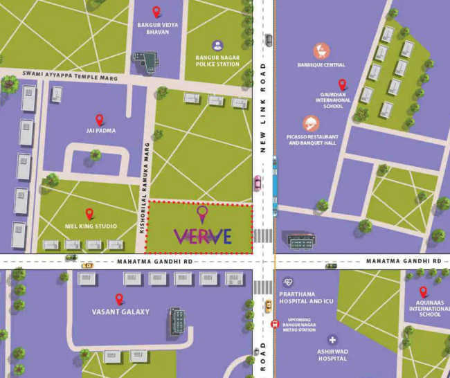 Kolte Patil Vivere Goregaon - Location Map