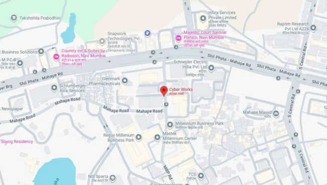 Greenscape Cyber Works Mahape - Location Map