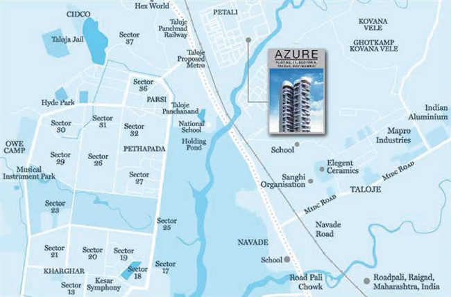 GHP Azure Taloja - Location Map