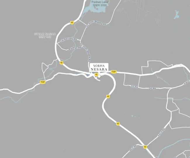 Sobha Nesara Kothrud - Location Map