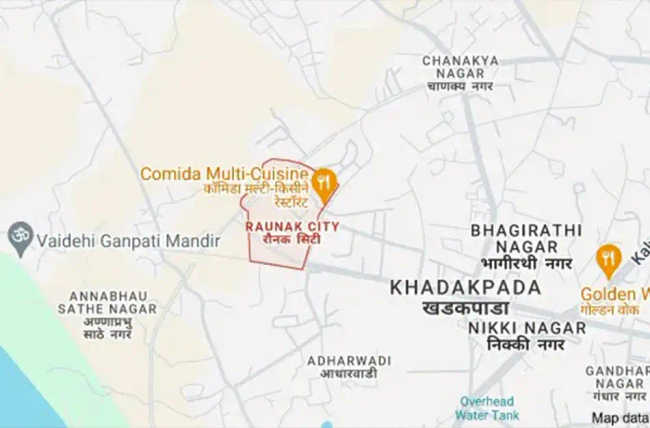 Raunak Urban Centre Kalyan - Location Map